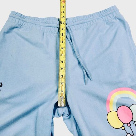 Sanrio Hello Kitty Pusheen Graphic Flare Leg Athleisure Lounge Pant Size XL Blue - Picture 8 of 9